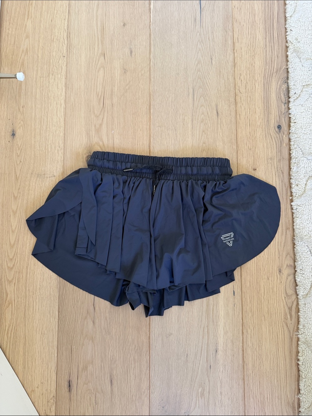 Amazon Navy Blue Ruffle Athletic Skort Shorts